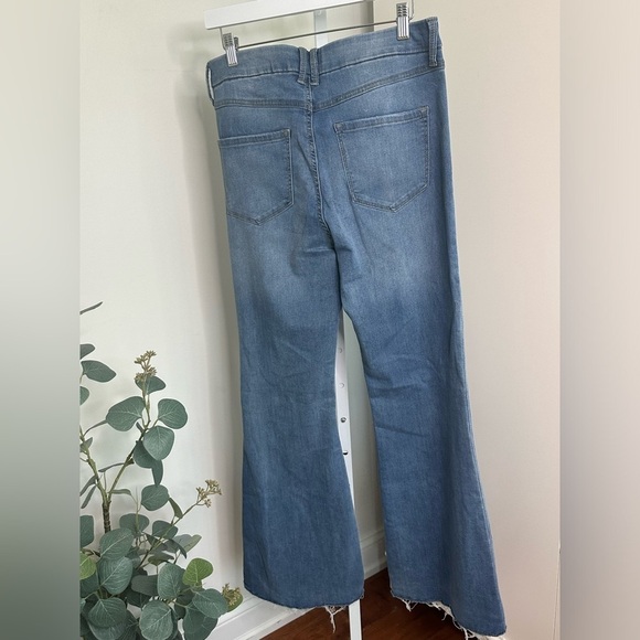 Sincerely Jules Women’s Distressed Flare Denim Jeans Size 11 - Picture 5 of 14